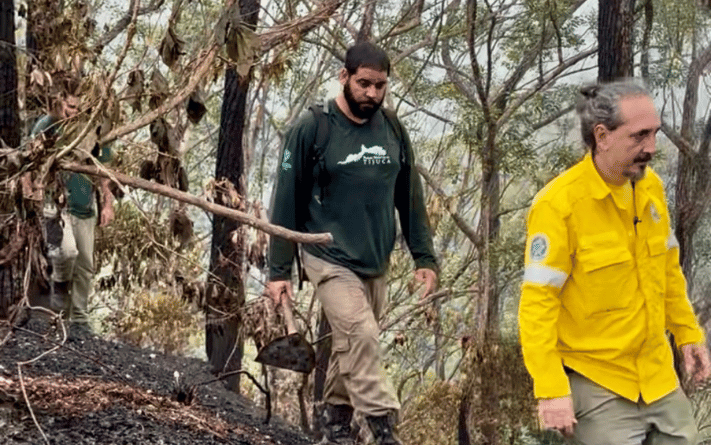 informar incêndio no morro do anhanguera